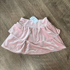 Mayoral Girls Ruffle Velvet Skirt
